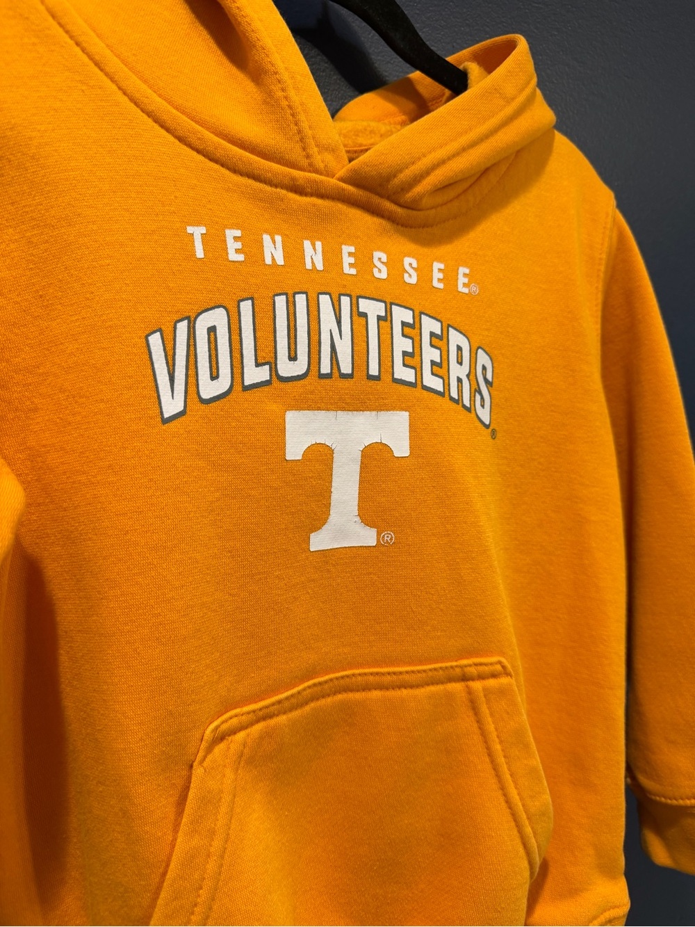 Kids Size 5/6 Medium Tennessee Volunteers Kids Orange Hooded Sweatshirt